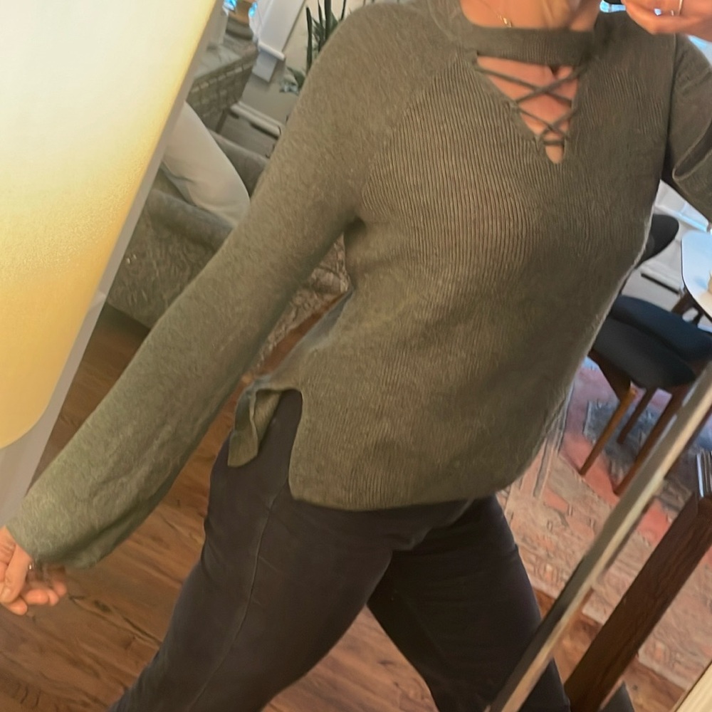 Lightweight gray sweater